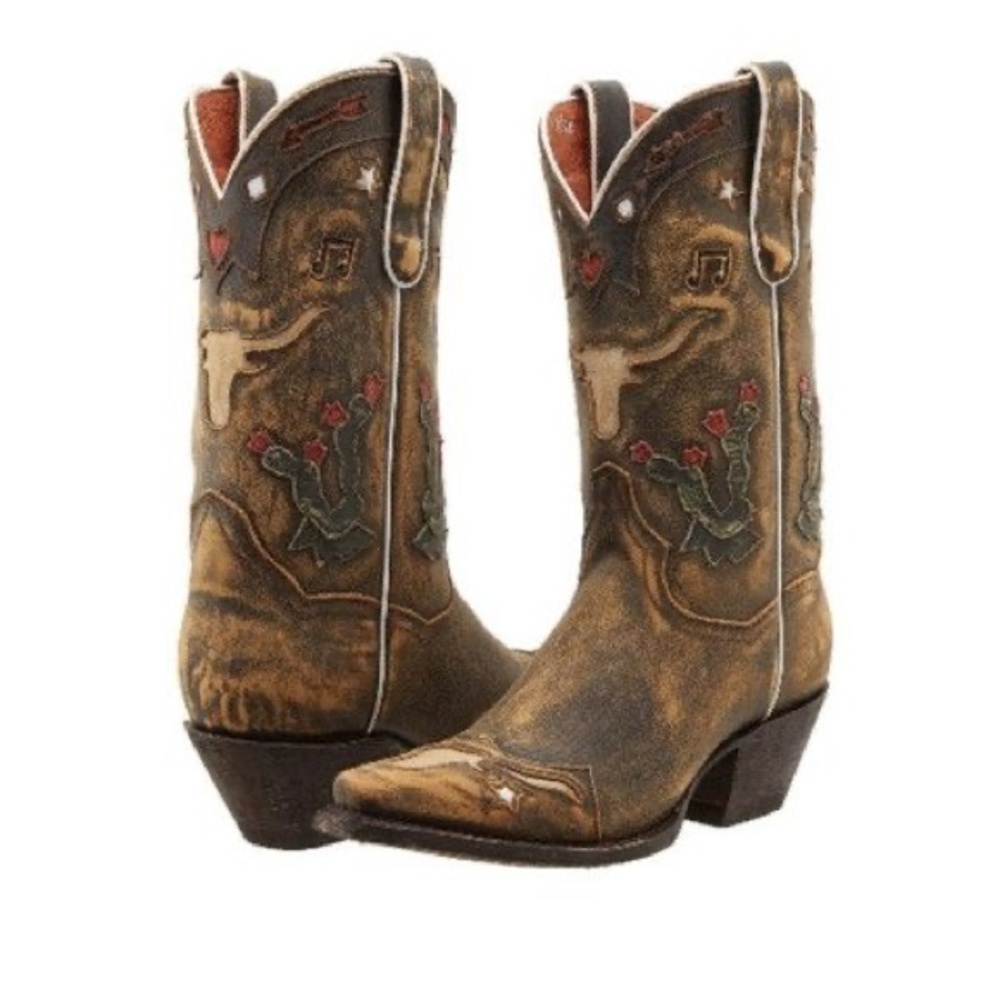 Dan Post Women's Cowboy Dreams Tan Fashion Boot Size 6